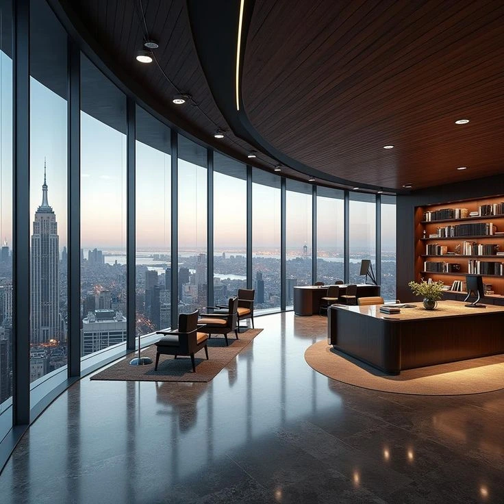 مكتب المدير: حيث تُولد الأفكار الكبيرة.