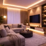 أفكار ديكور منازل من الداخل تجمع بين الأناقة والراحة