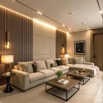 تنسيق السجاد والإكسسوارات في ديكور المنزل العصري