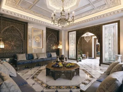 Men’s majlis décor