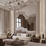 مساحة داخلية فاخرة بتصميم مبتكر.