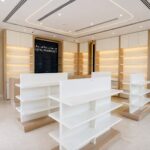 Ajyal Pharmacy interior design by Point Dos Interiors