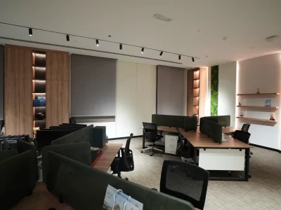 modern office interior design of Point Dos Interiors