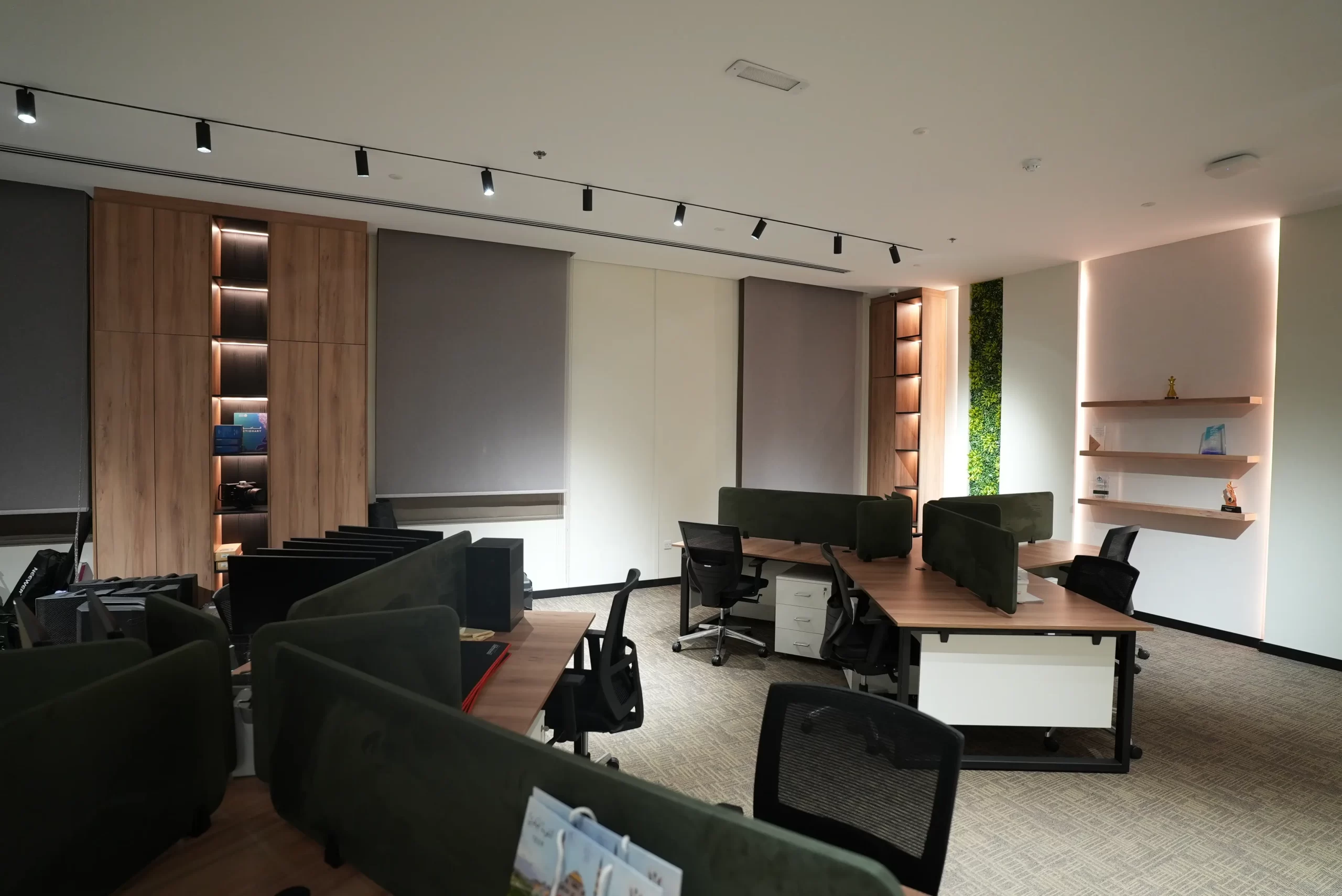 modern office interior design of Point Dos Interiors