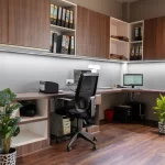 تصميم مكاتب مودرن صغيرة small office design- بوينت دوس